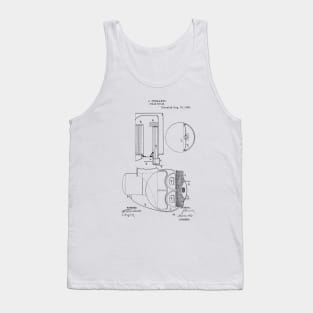 Steam Boiler Vintage Patent Hand Drawing Tank Top